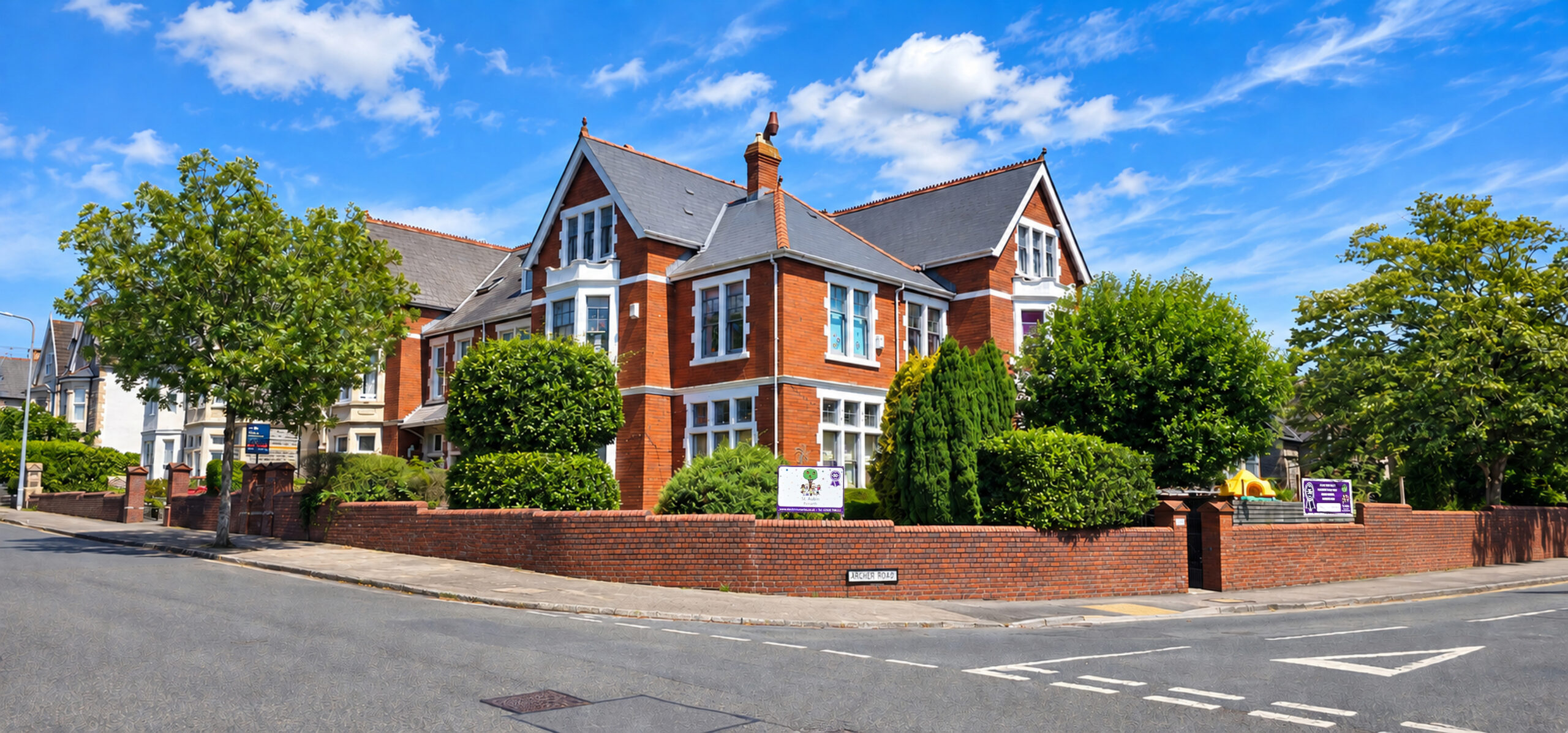 Exterior of St Aubin Penarth Nursery in Penarth
