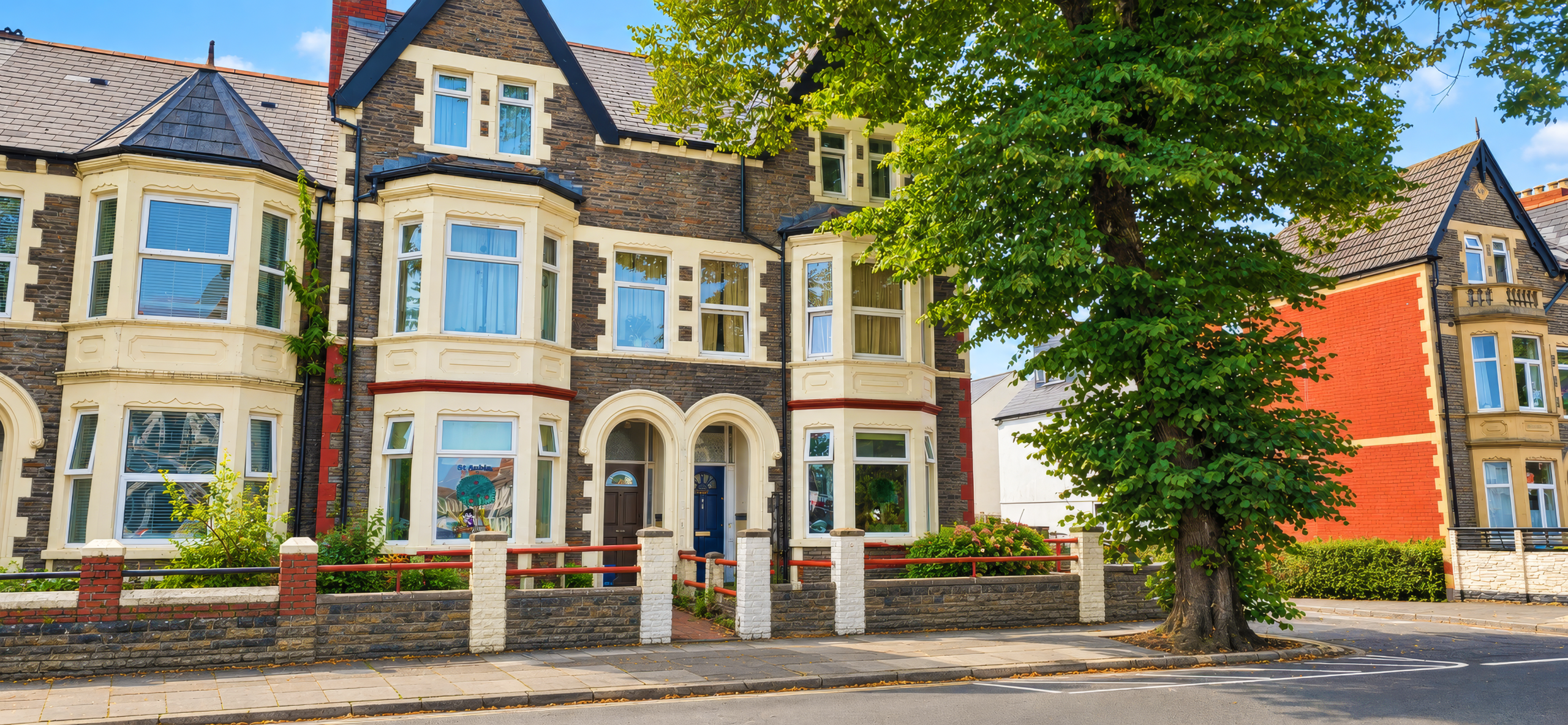 Exterior of St Aubin Cowbridge Road Nursery in Cardiff